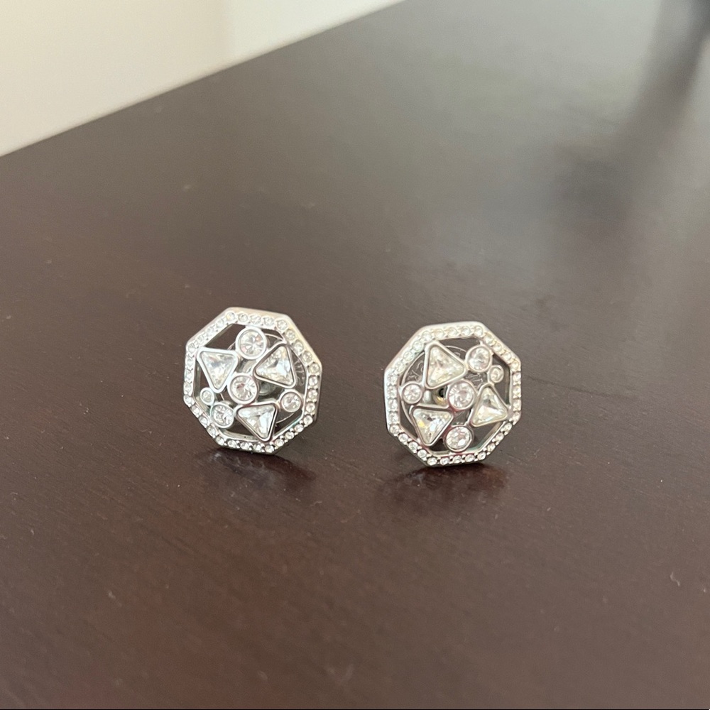 Swarovski octagon studs